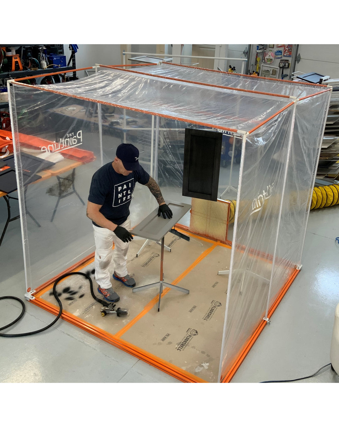 PJSB Pro Bundle Portable Jobsite Spray Booth by PaintLine thePaintLine co uk