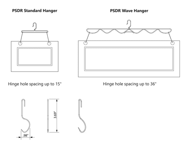 PSDR™ Wave Hangers (Set of 20)