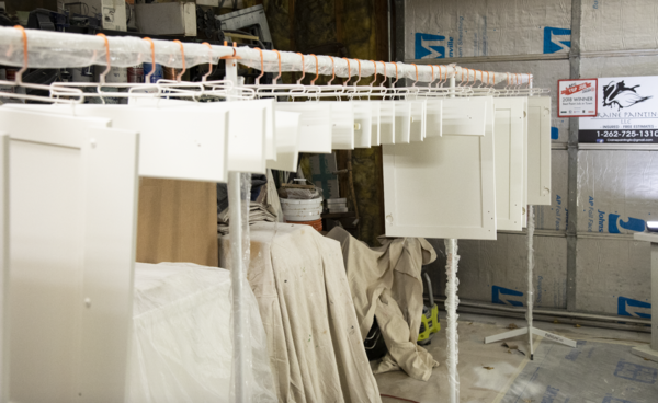 thumbnail image 2 of Shelving Rack 50 Shelf Paint Drying Rack With Casters - 25lb Capacity Per Shelf Door Painting Service 2 of 14