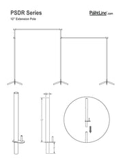 PSDR™ 12" Height Extenders (Set of 2)