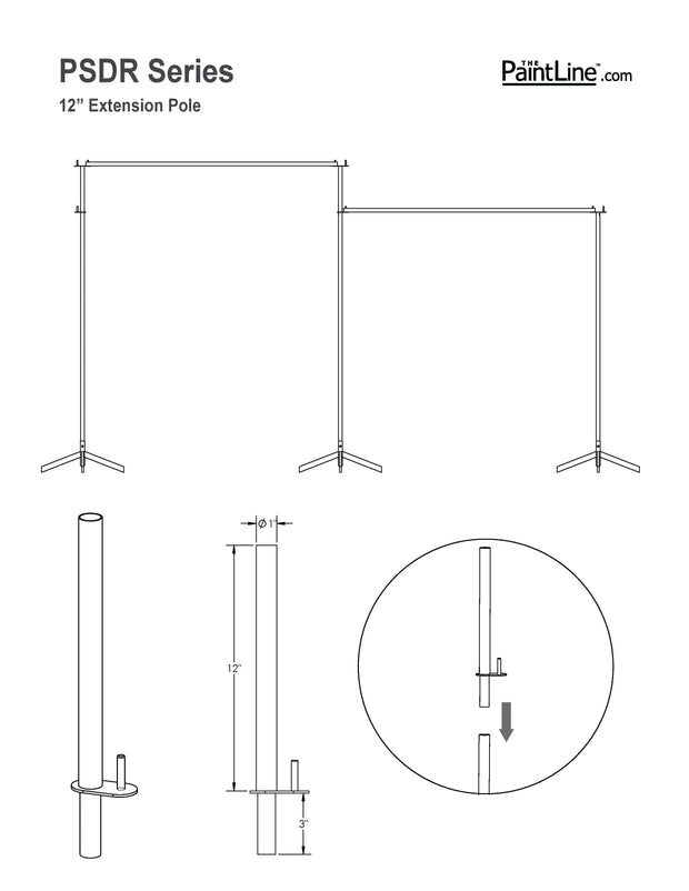 PSDR™ 12" Height Extenders (Set of 2)